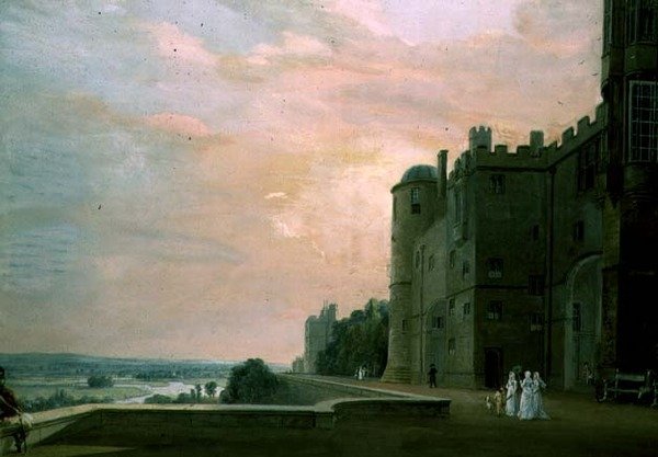 Windsor Kalesi: Kuzey Terası by Paul Sandby