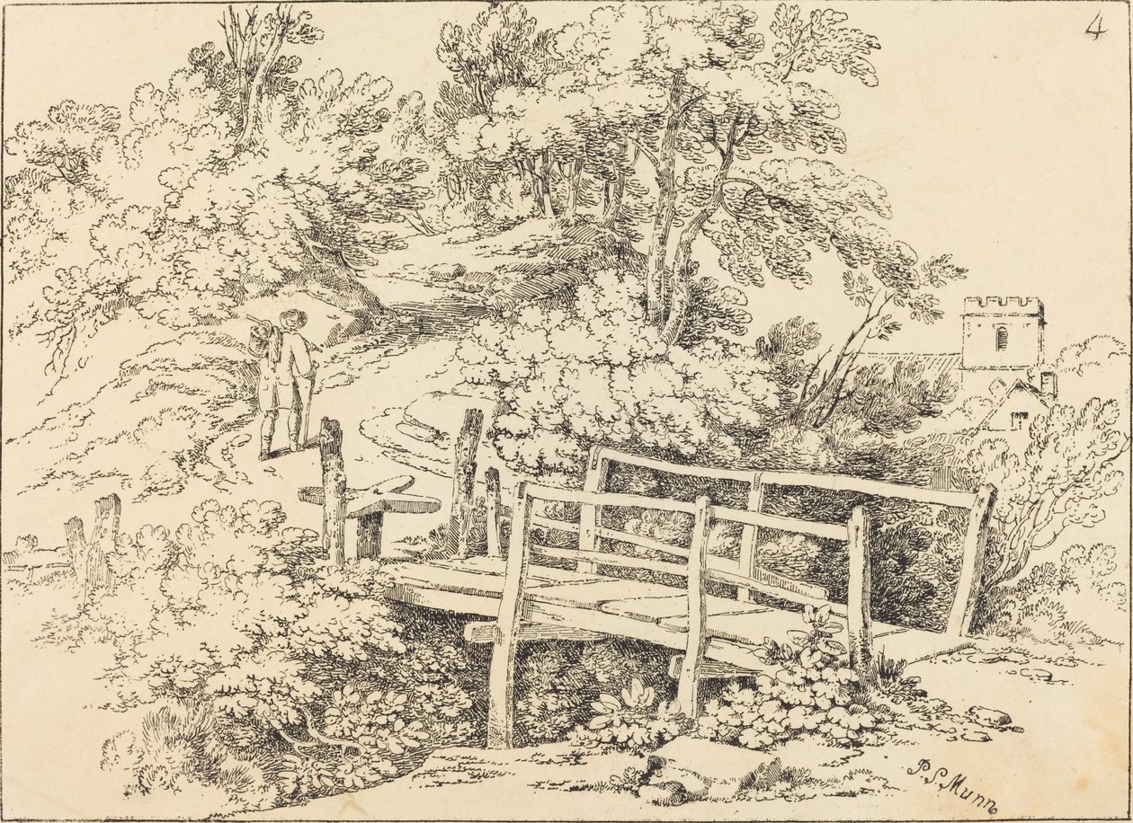 Ülke Yaya Köprüsü (Gezgin) by Paul Sandby Munn