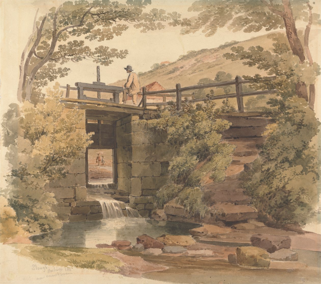 Slough yakınlarındaki Savak Kapısı by Paul Sandby Munn