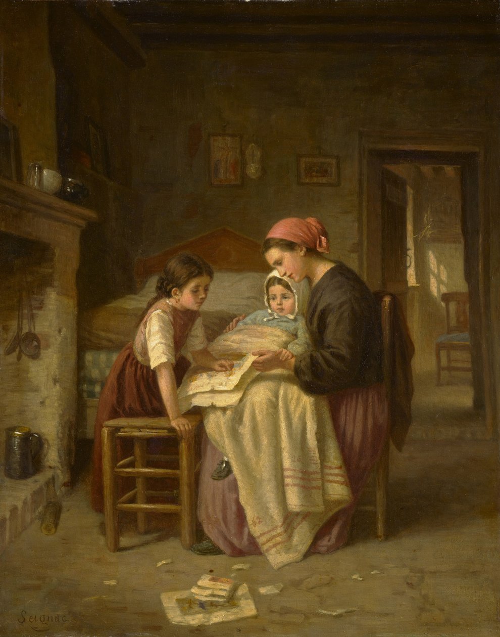 Hasta Çocuk, c.1870-75 by Paul Seignac