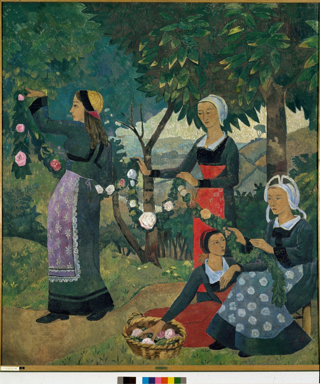 gül çelengi by Paul Sérusier