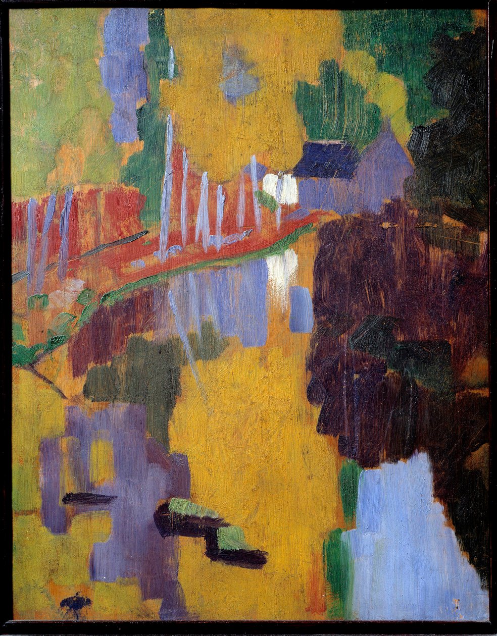 Tılsım, aşk ağacı aven. Bir ahşabın sudaki yansıması. Paul Serusier