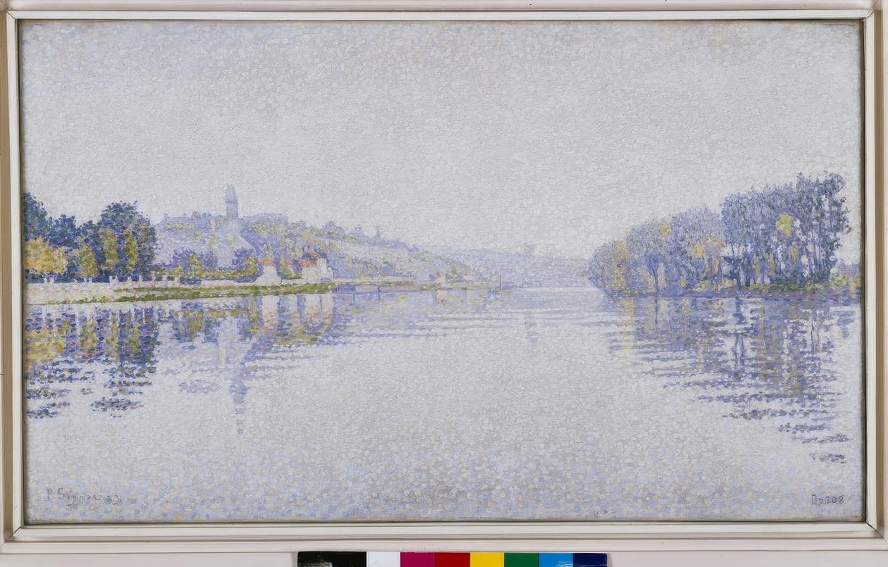 Nehir kenarı. Herblay