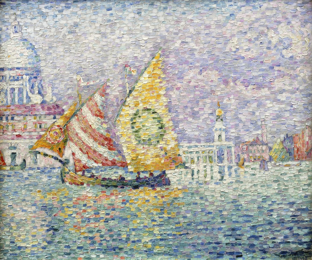 Bragozzo, Venedik, 1905 by Paul Signac