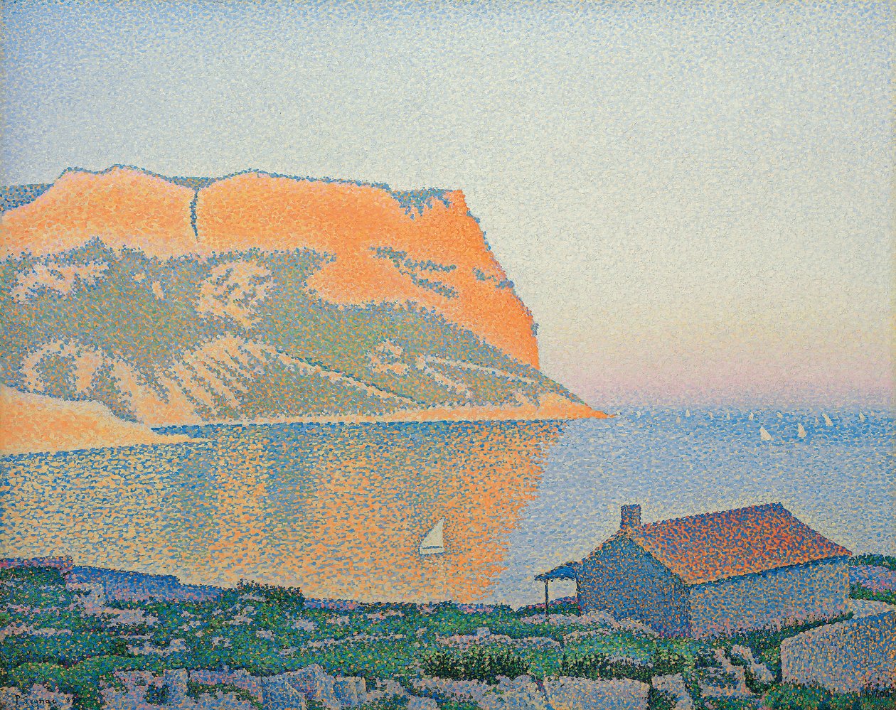 Cape Canaille, Cassis, 1889 by Paul Signac