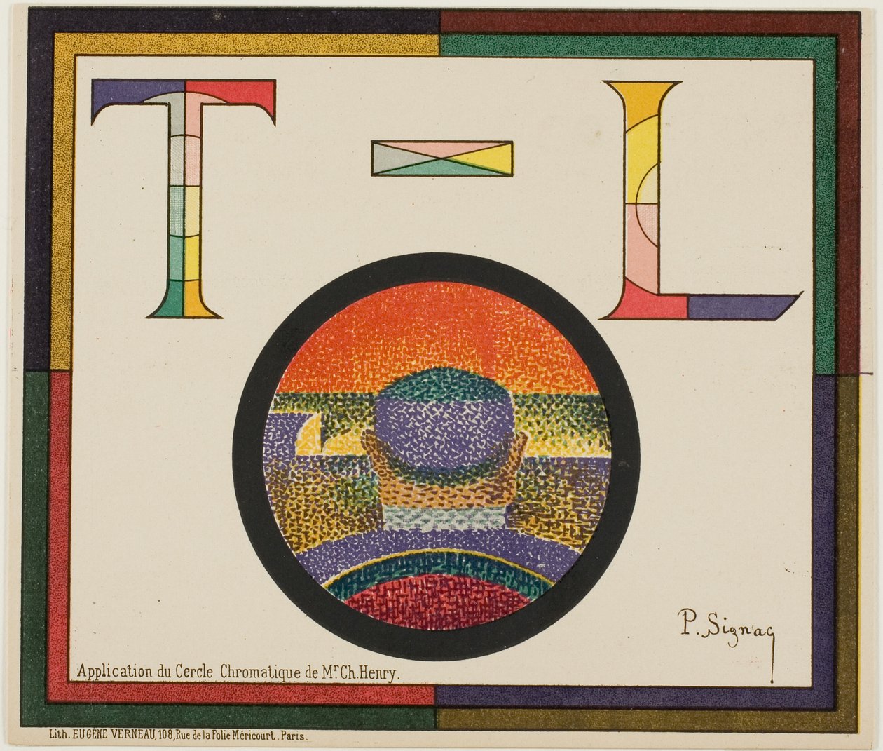 kromatik daire by Paul Signac