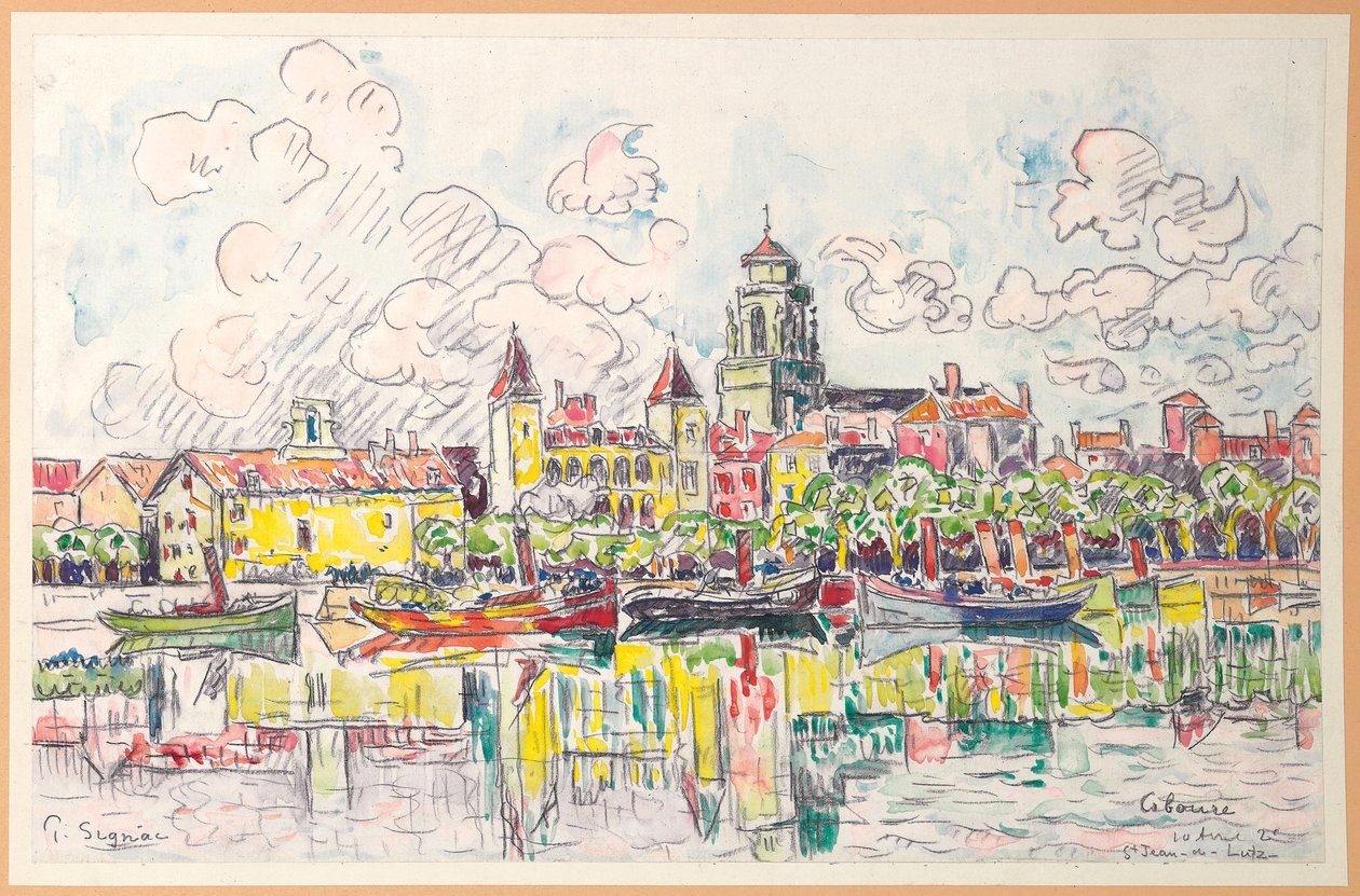 Ciboure, Saint-Jean-de-Luz, 1920 by Paul Signac