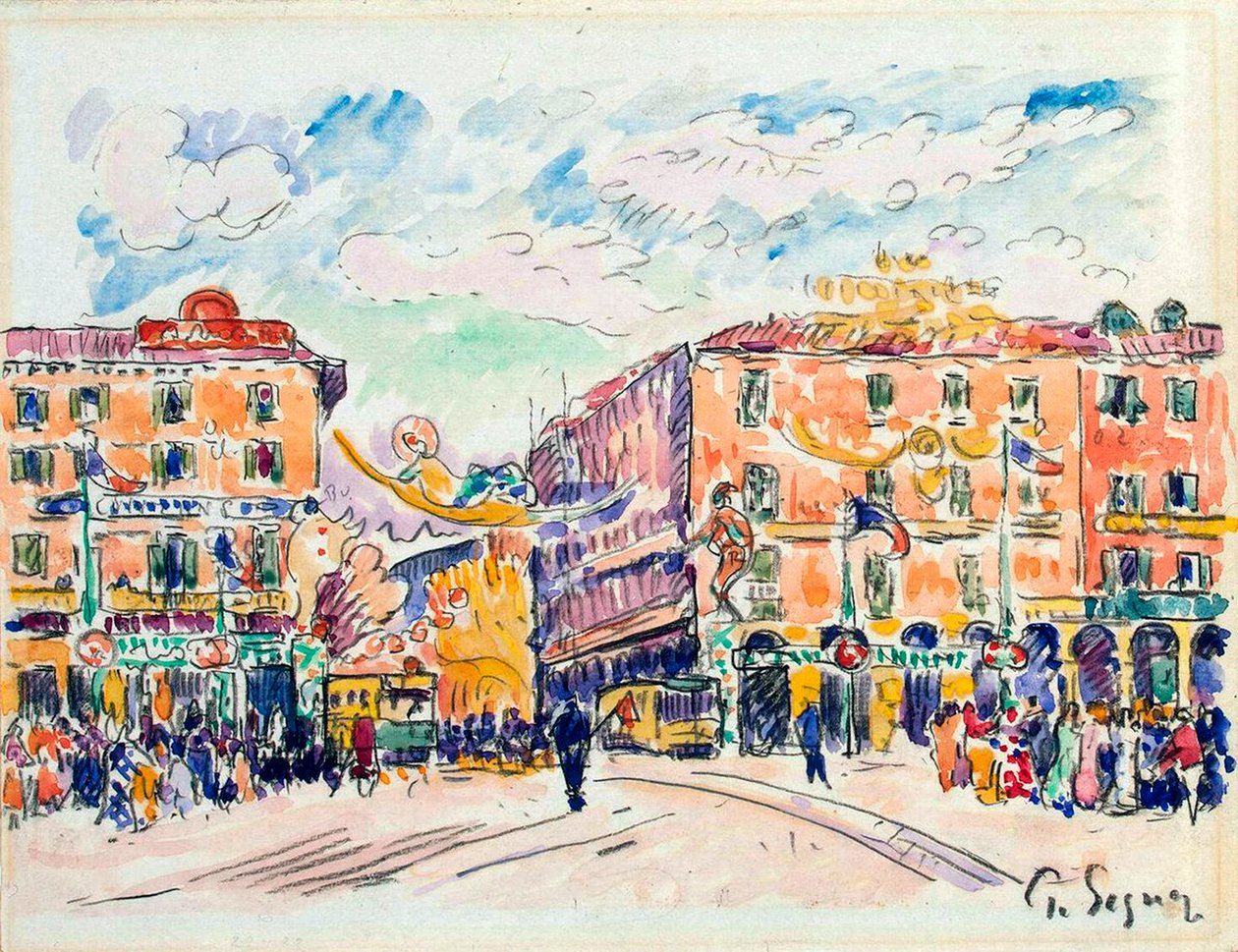 Şehir Meydanı, c1925. by Paul Signac