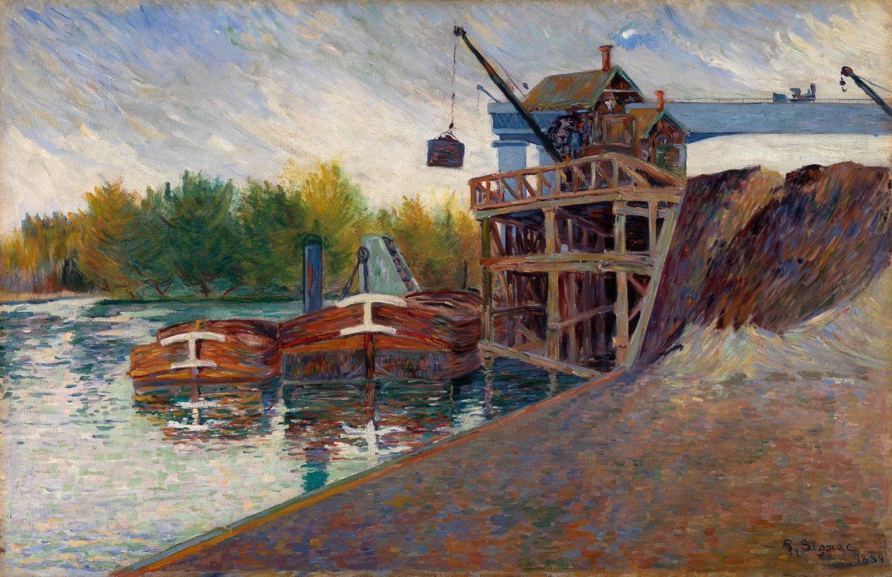 Kömür Vinci, Clichy by Paul Signac