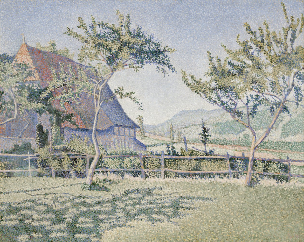 Comblat-le-Château, Çayır, Opus 161, Haziran-Temmuz 1887 (tuval üzerine yağlı boya) by Paul Signac