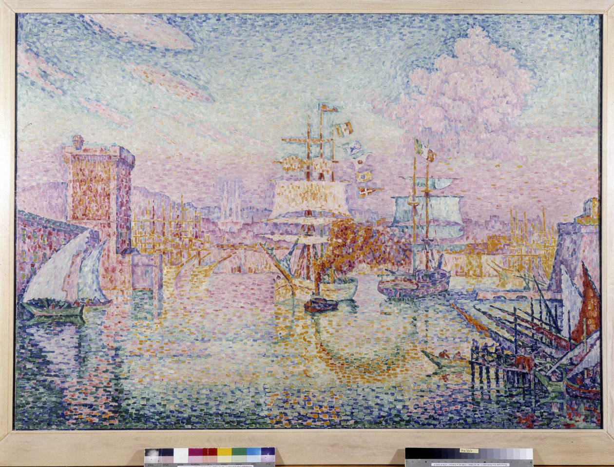 Marsilya limanına giriş. Paul Signac