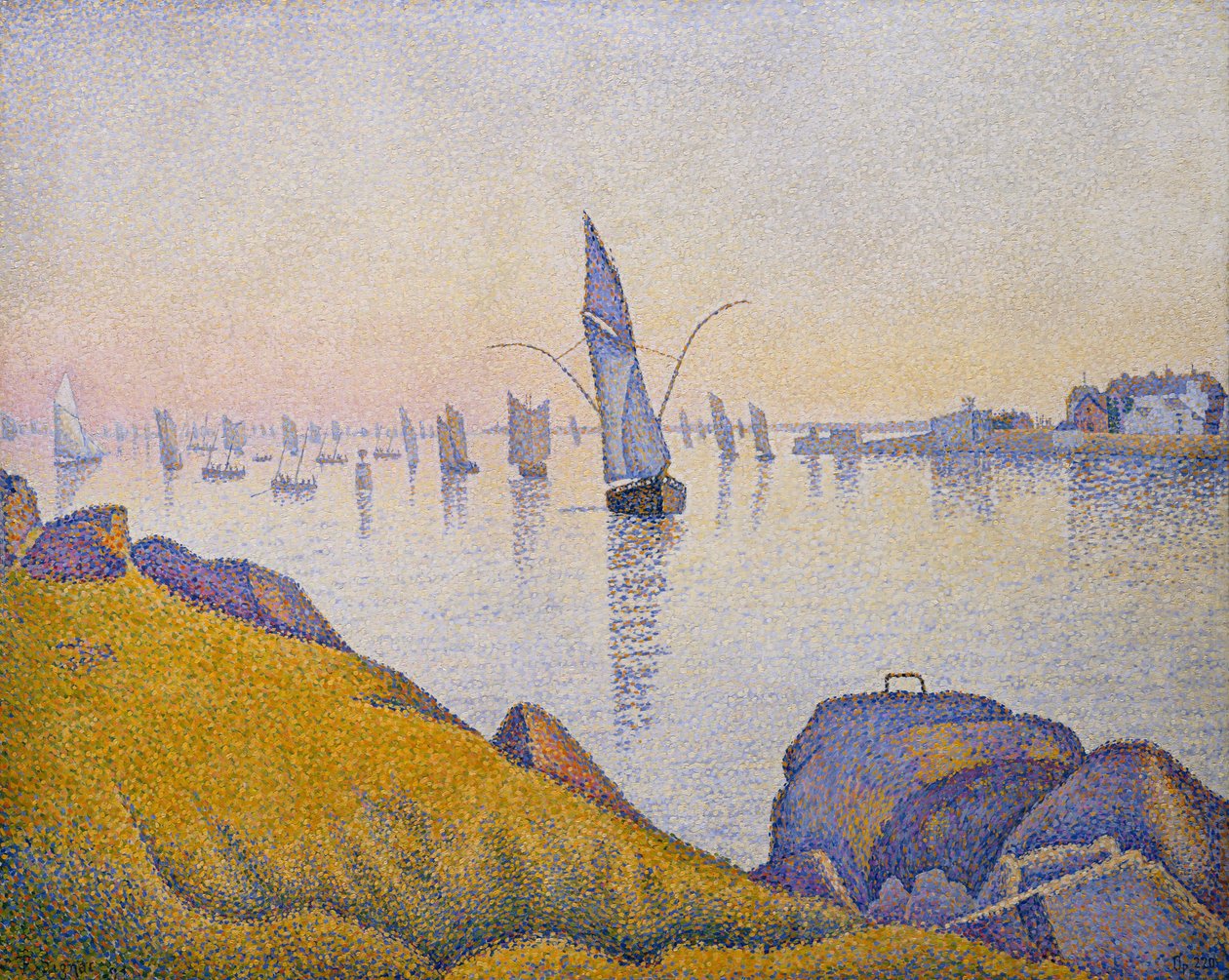 Akşam Sakinliği, Concarneau, Opus 220 (Allegro Maestoso) by Paul Signac
