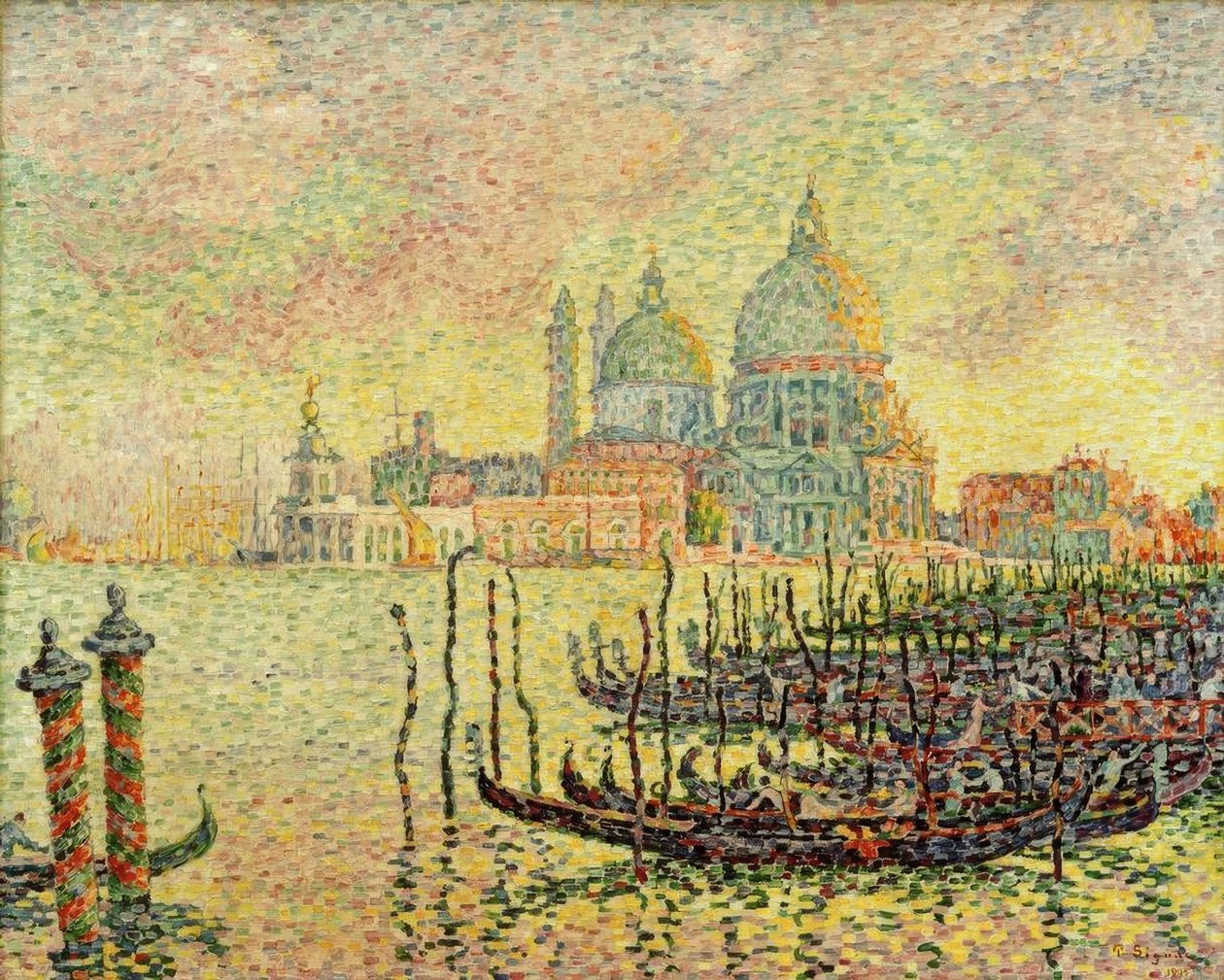 Büyük Kanal (Venedik) by Paul Signac