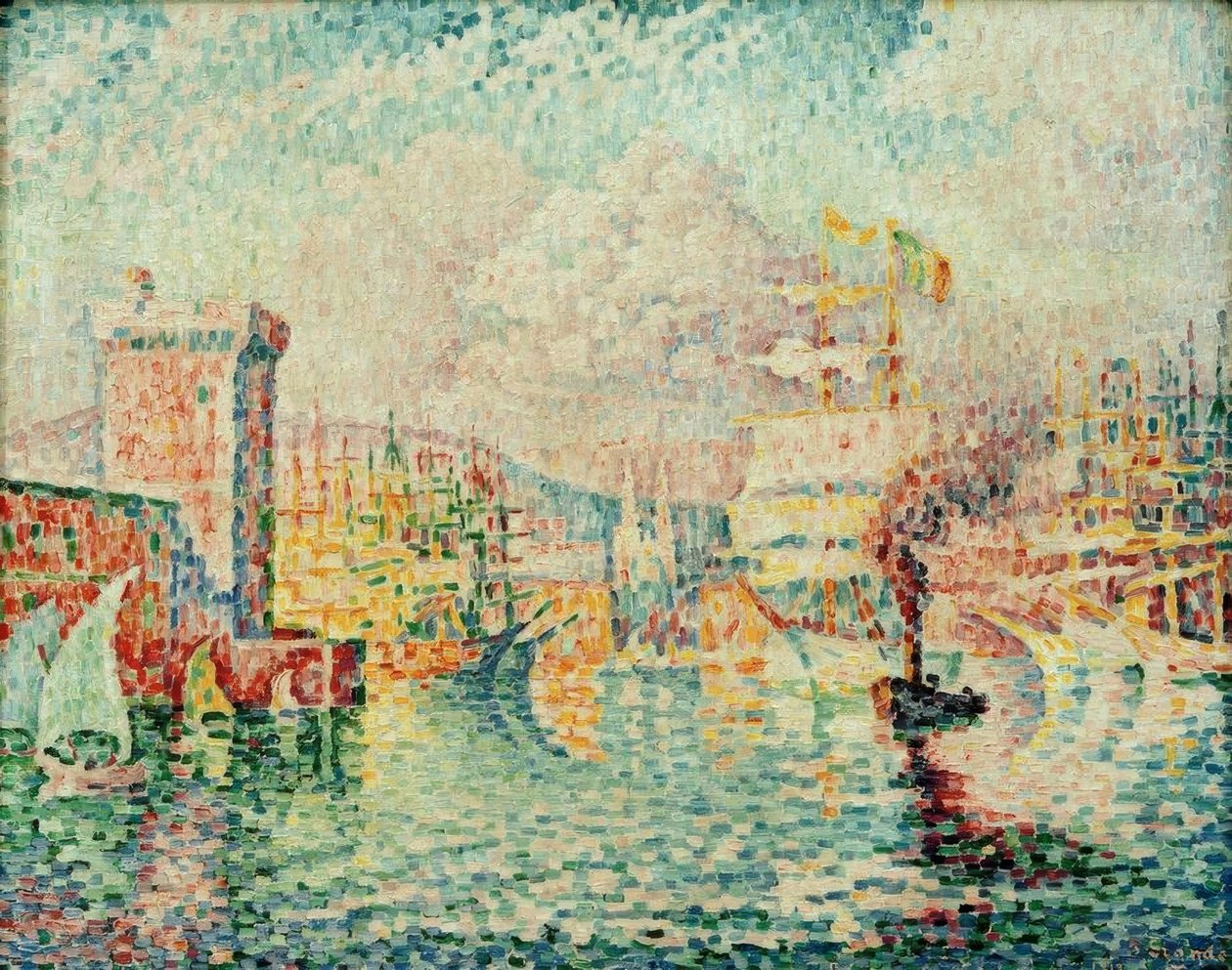 Marsilya Limanı by Paul Signac