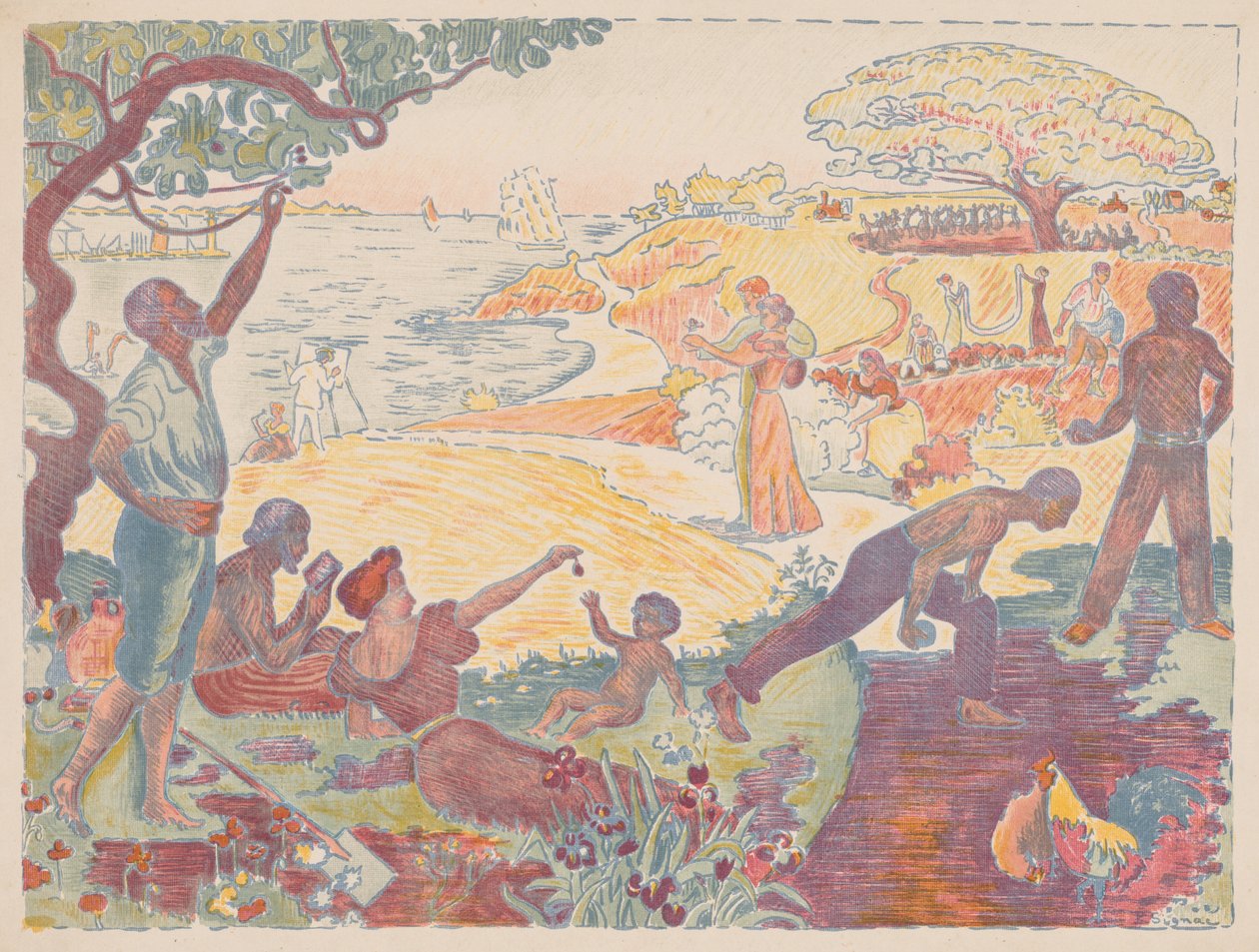 uyumlu zamanlar by Paul Signac