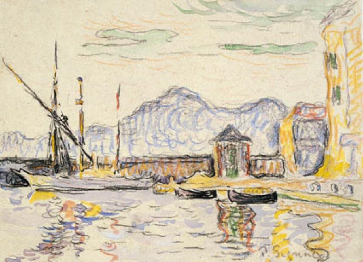 Antibes limanı by Paul Signac