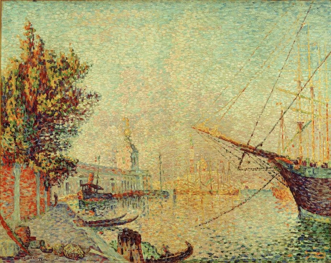 La Dogana (Venüs) by Paul Signac