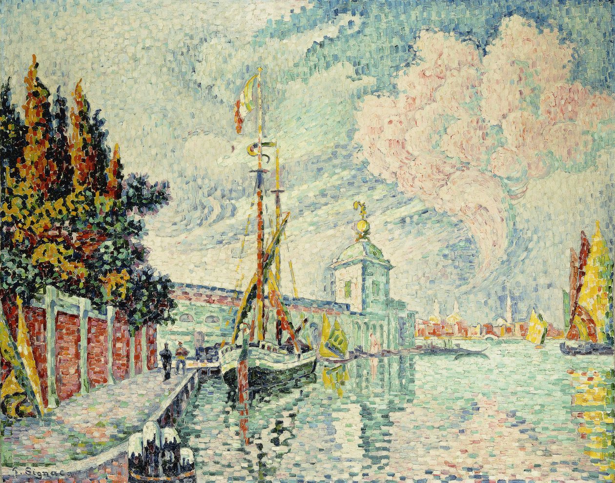 Gümrük Binası, 1909 by Paul Signac