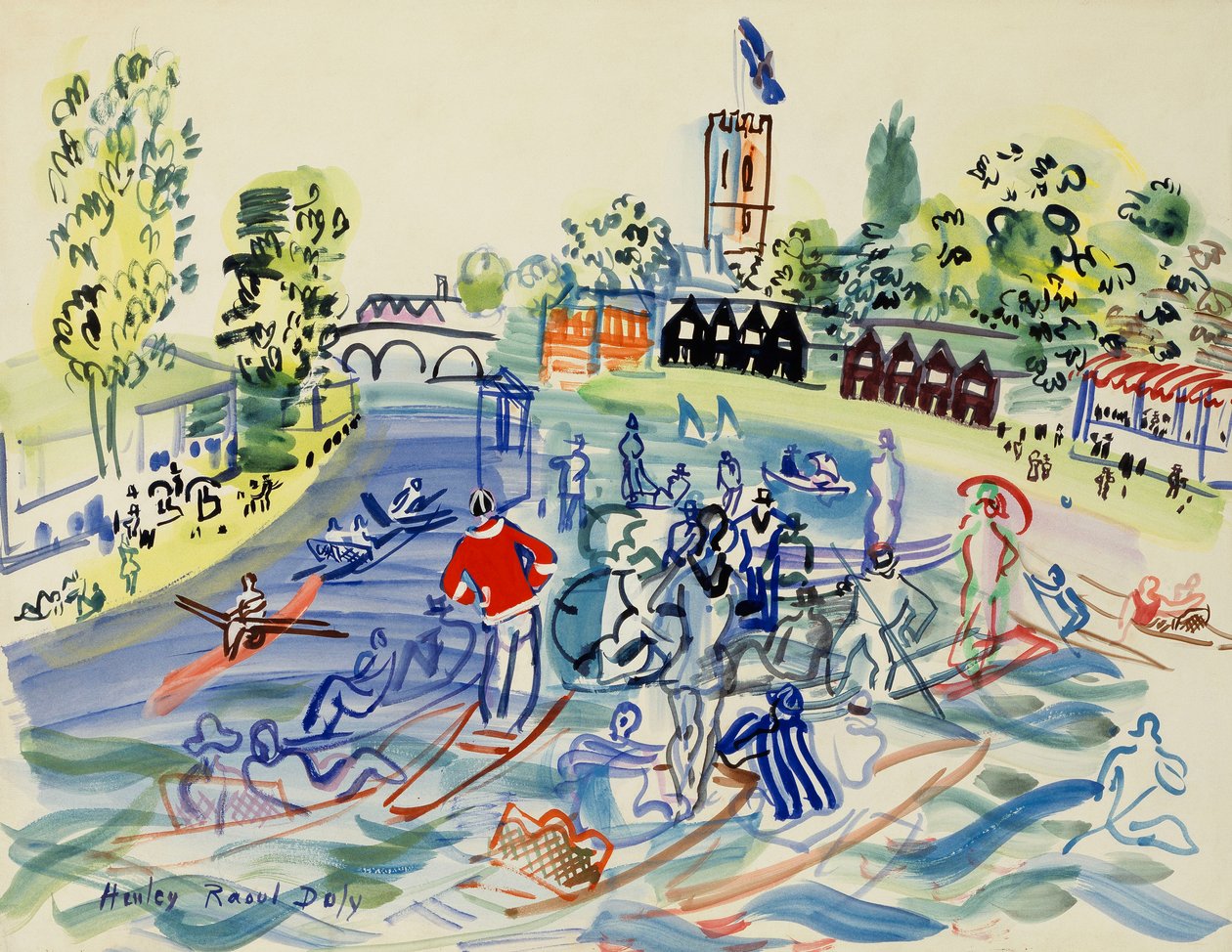 La Rochelle Limanı, 1927 by Paul Signac