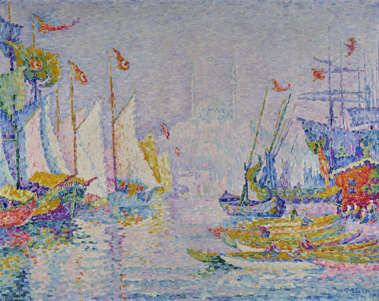 Altın boynuz, sabah by Paul Signac