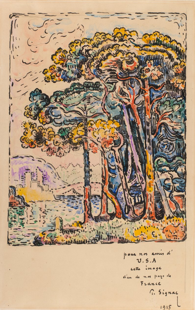 Manzara, 1915. by Paul Signac