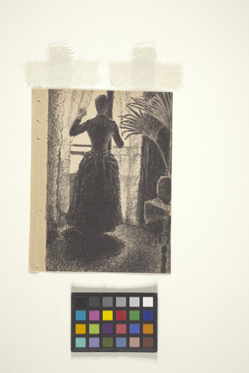 The Parisian Sunday, Revue Independent'tan (Lüks Baskı) (litografi) by Paul Signac