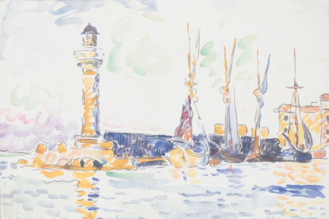 deniz feneri by Paul Signac