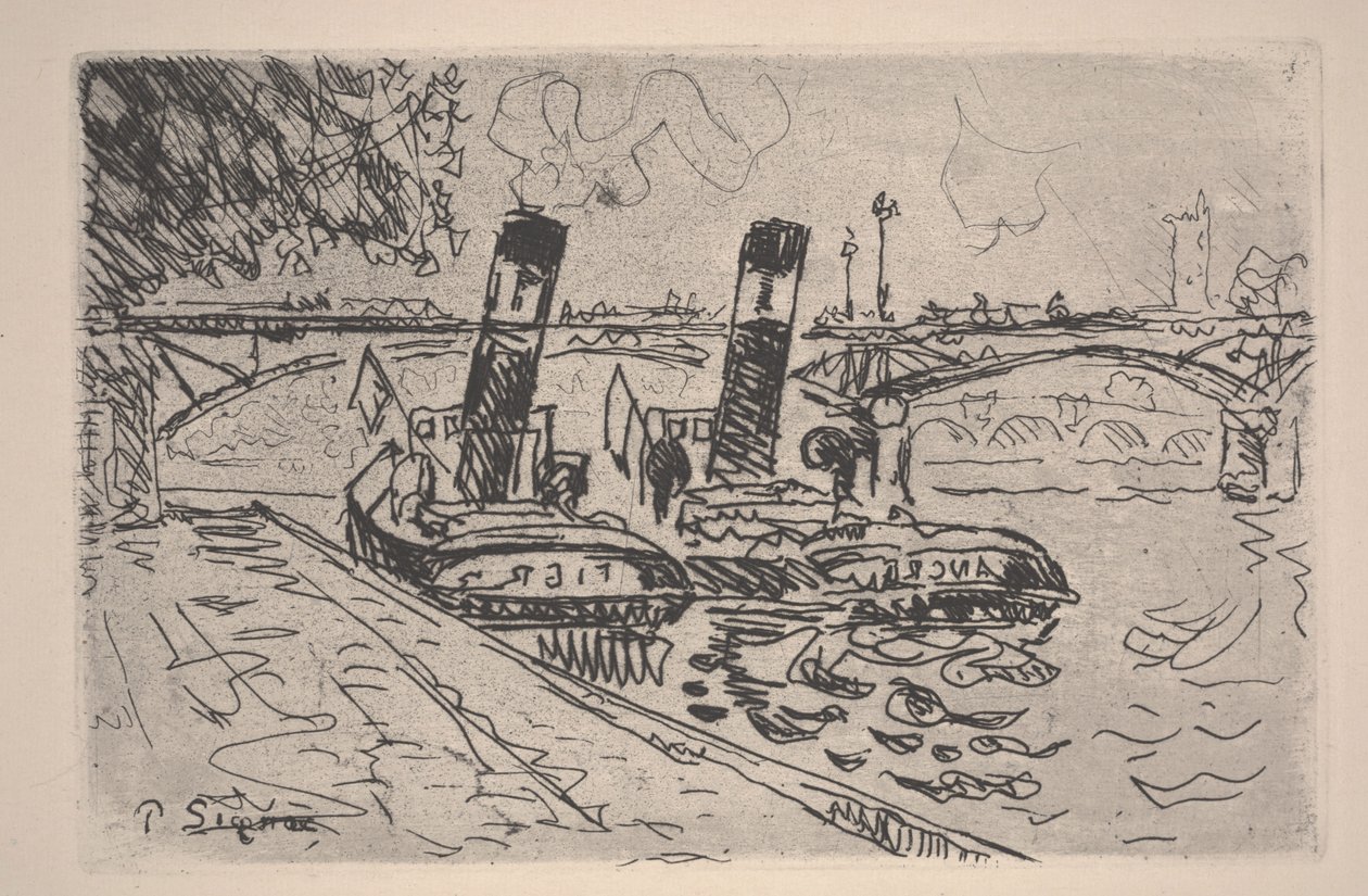 Sanat köprüsü by Paul Signac