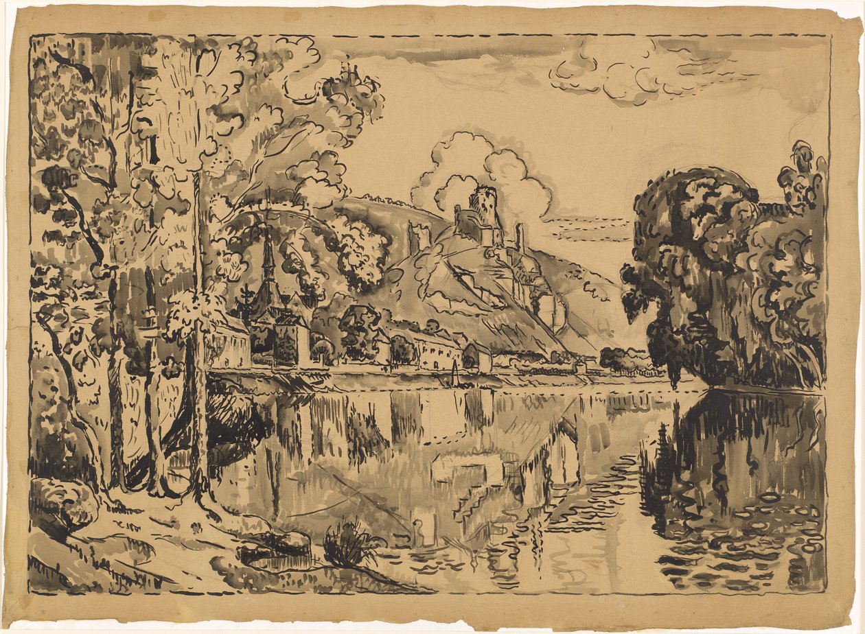 Bir Yaz Sabahında Les Andelys by Paul Signac
