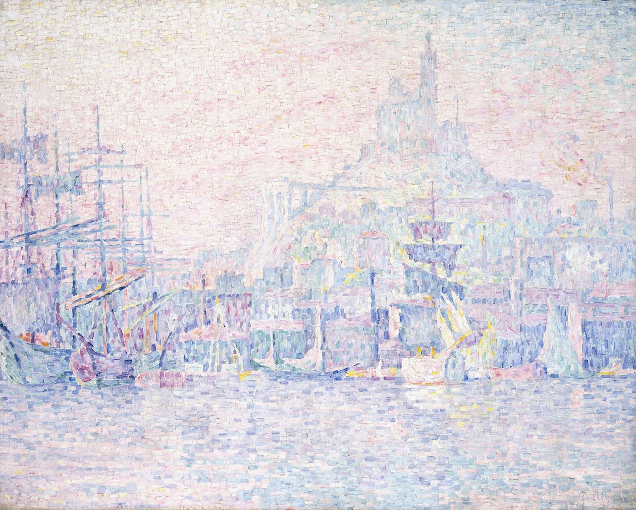 Marsilya, İyi Anne, Sabah Sisi, 1907 by Paul Signac
