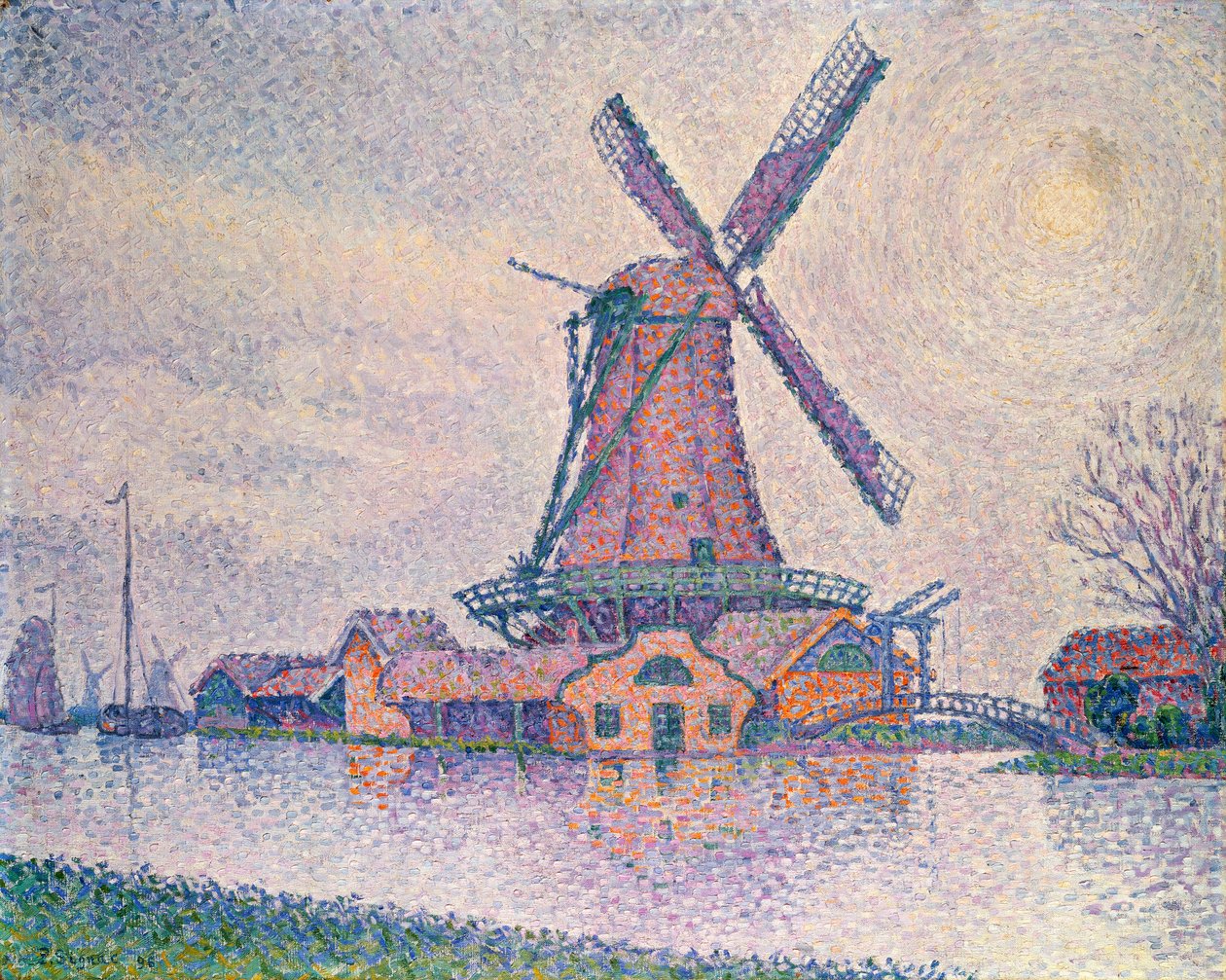 Moulin d"Edam, 1896 by Paul Signac