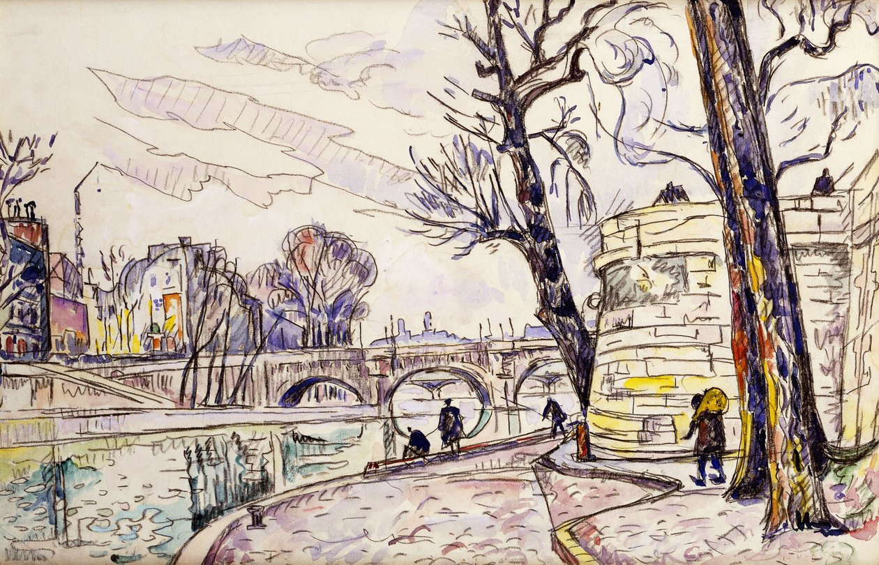 Sen Rıhtımı, by Paul Signac