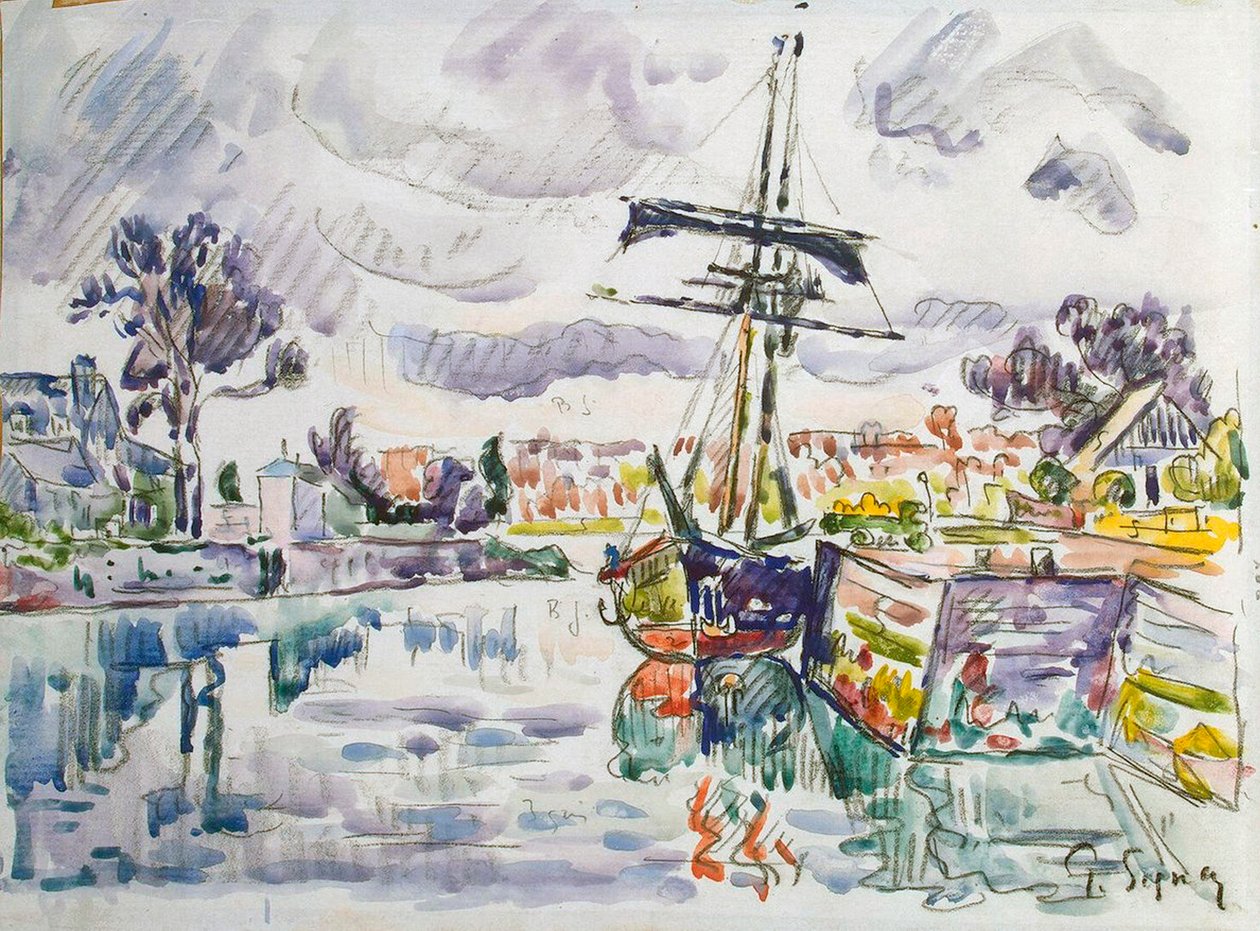 İskelede Yelkenli, 1920