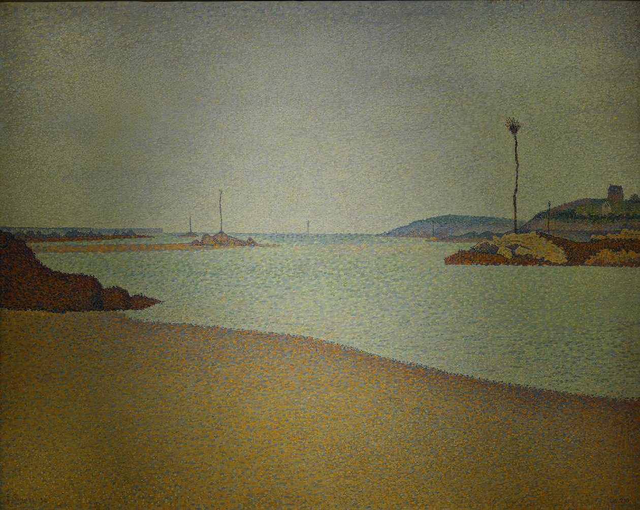 Saint-Briac, Die Baken by Paul Signac