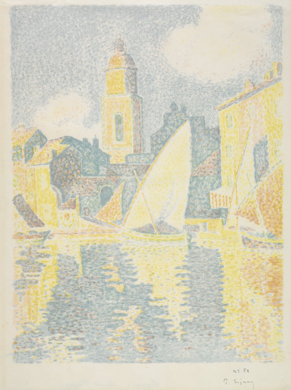 Saint-Tropez: Liman, 1897-98 by Paul Signac