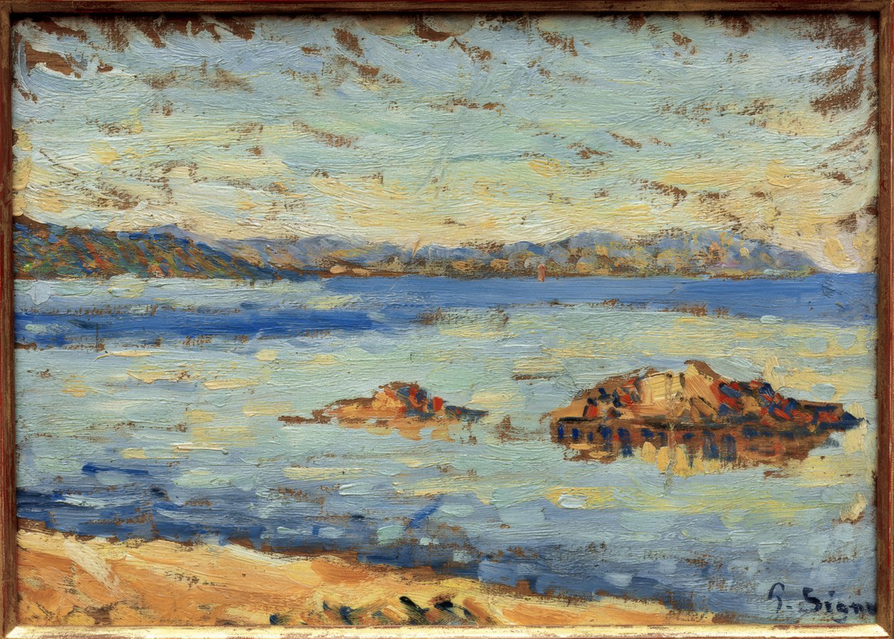 Saint-Tropez, sakin by Paul Signac