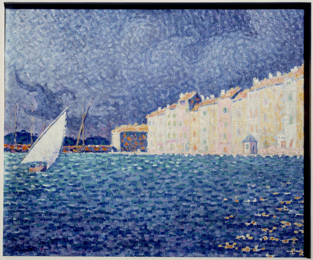 Paul Signac tarafından yapılan Saint Tropez Tablosu (1863-1935) 1895 Saint Tropez Annonciade Müzesi by Paul Signac