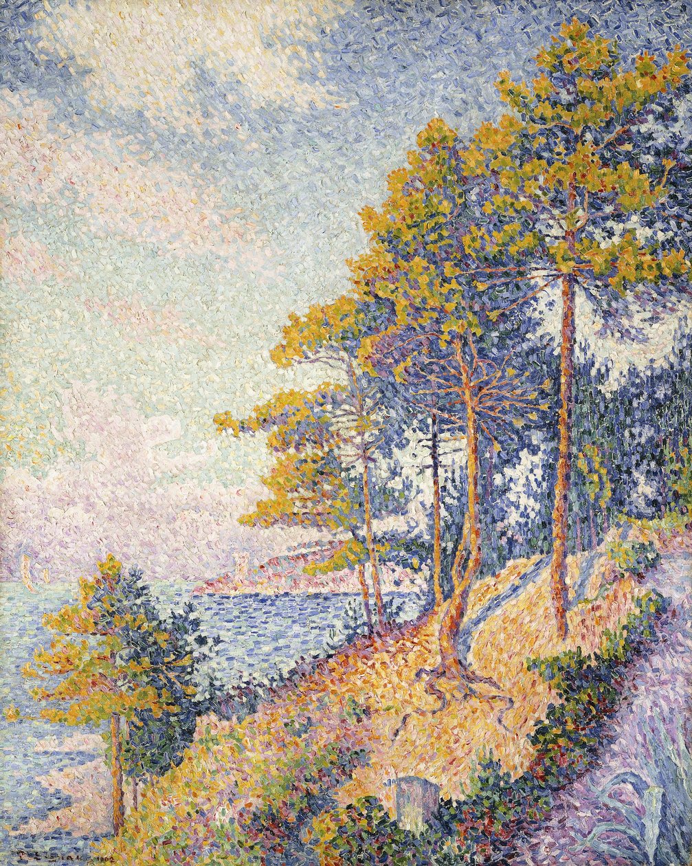 Saint Tropez, Sahil Yolu, 1902 by Paul Signac