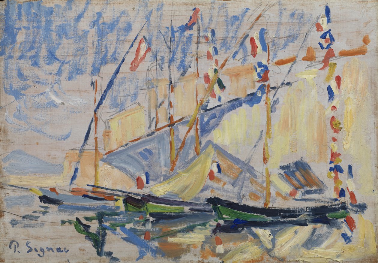 Aziz Tropez, c.1893 by Paul Signac