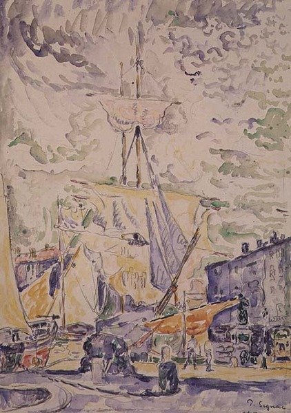 Aziz Tropez by Paul Signac
