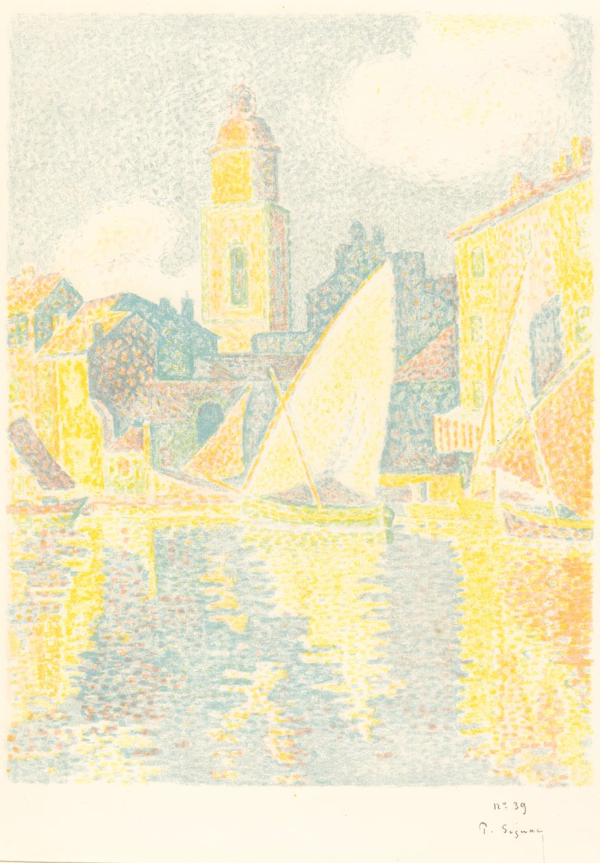 St. Tropez: Liman by Paul Signac