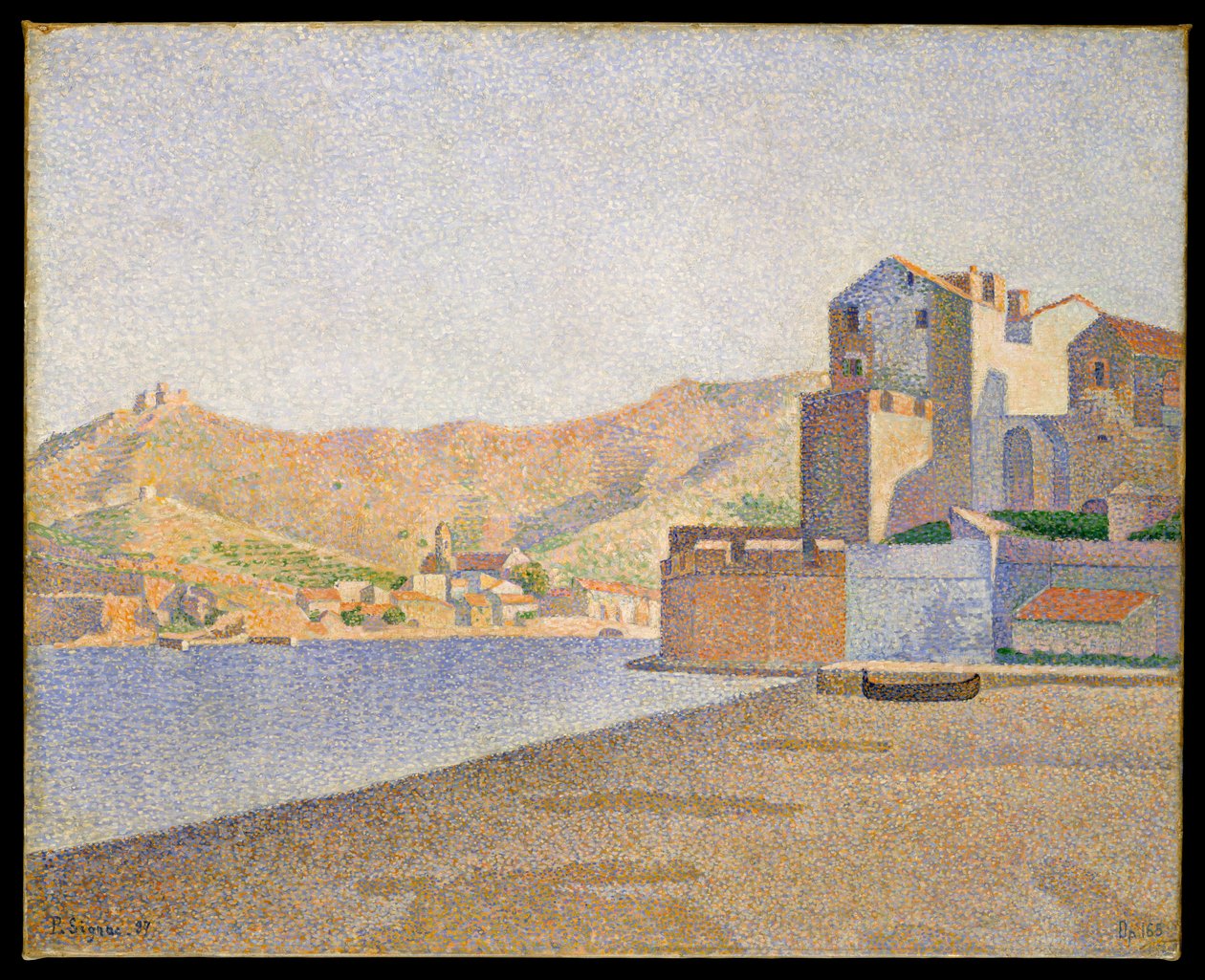 The Town Beach, Collioure, opus 165 by Paul Signac