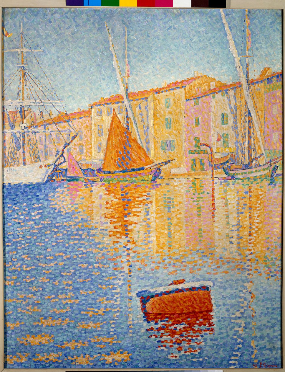 Kırmızı şamandıra (Saint Tropez). Paul Signac