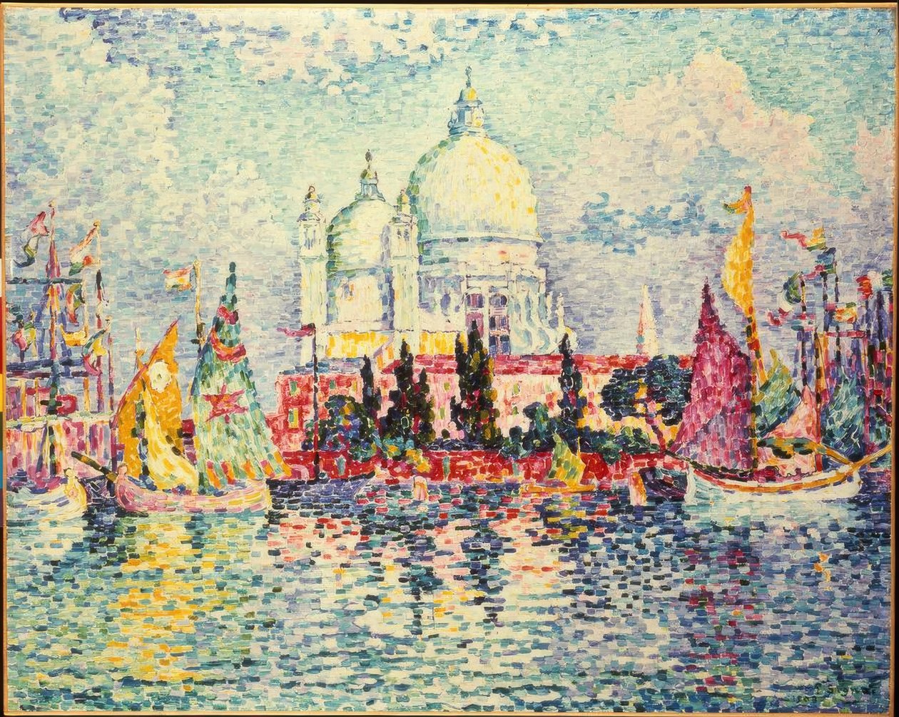 Venedik - La Salute by Paul Signac