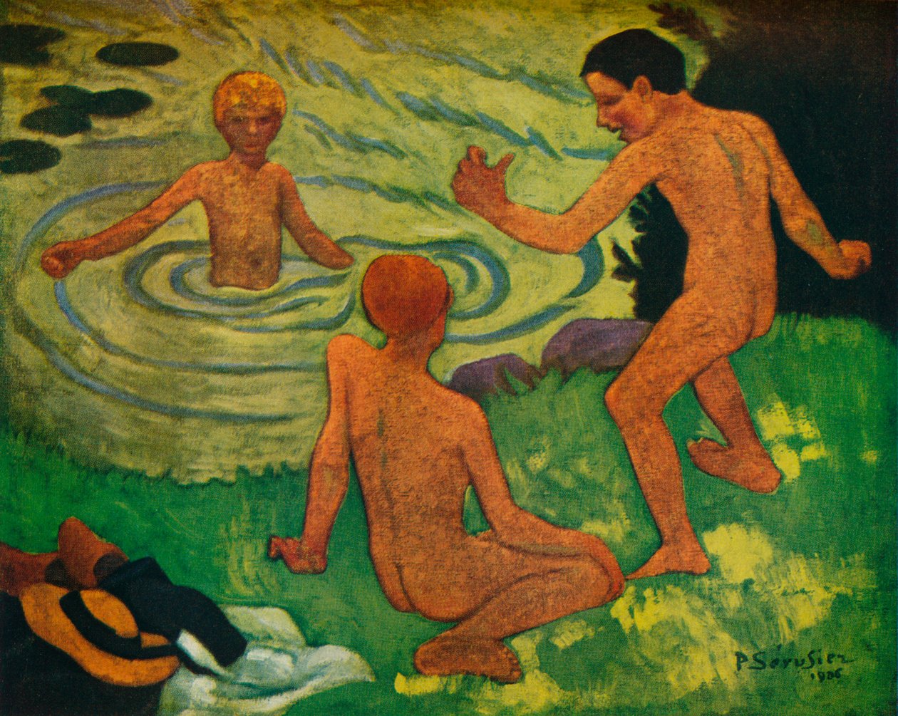 Erkek Banyosu, 1906 by Paul Sérusier