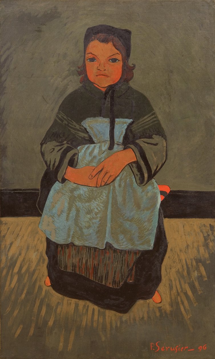 Breton kızı, Marie Francisaille, 1896. by Paul Sérusier