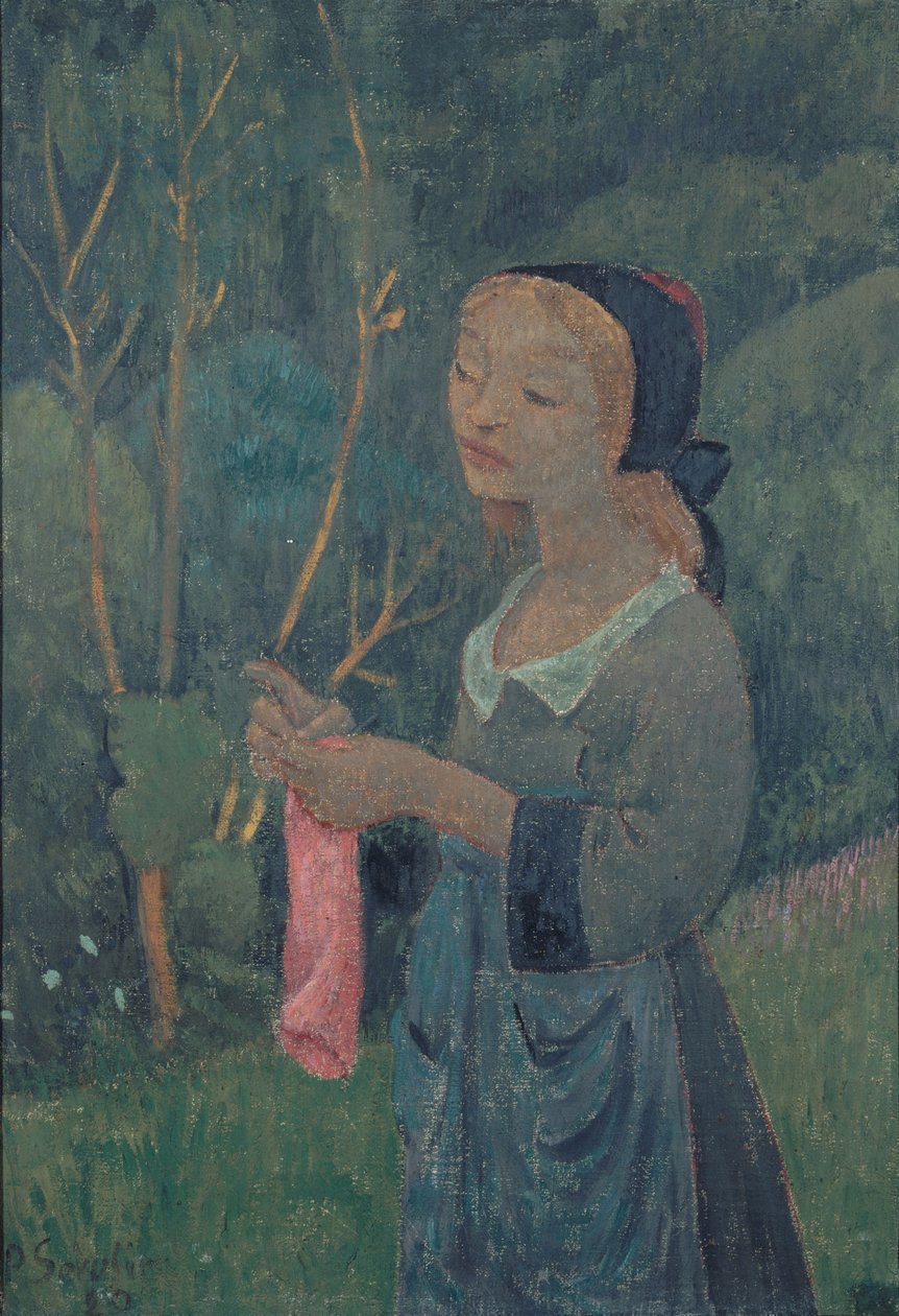 Pembe Çoraplı Kız by Paul Sérusier