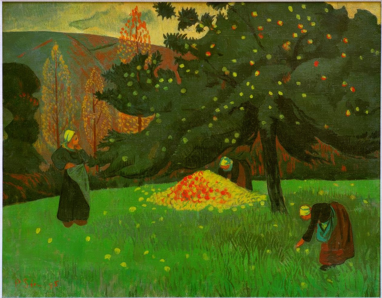 elma toplamak by Paul Sérusier