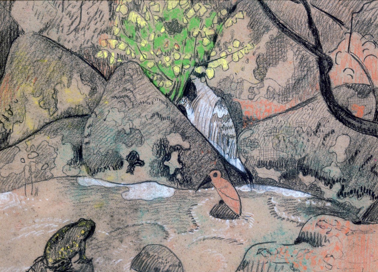 Kuş ve Kurbağa ile Manzara, c1883-1927 by Paul Sérusier