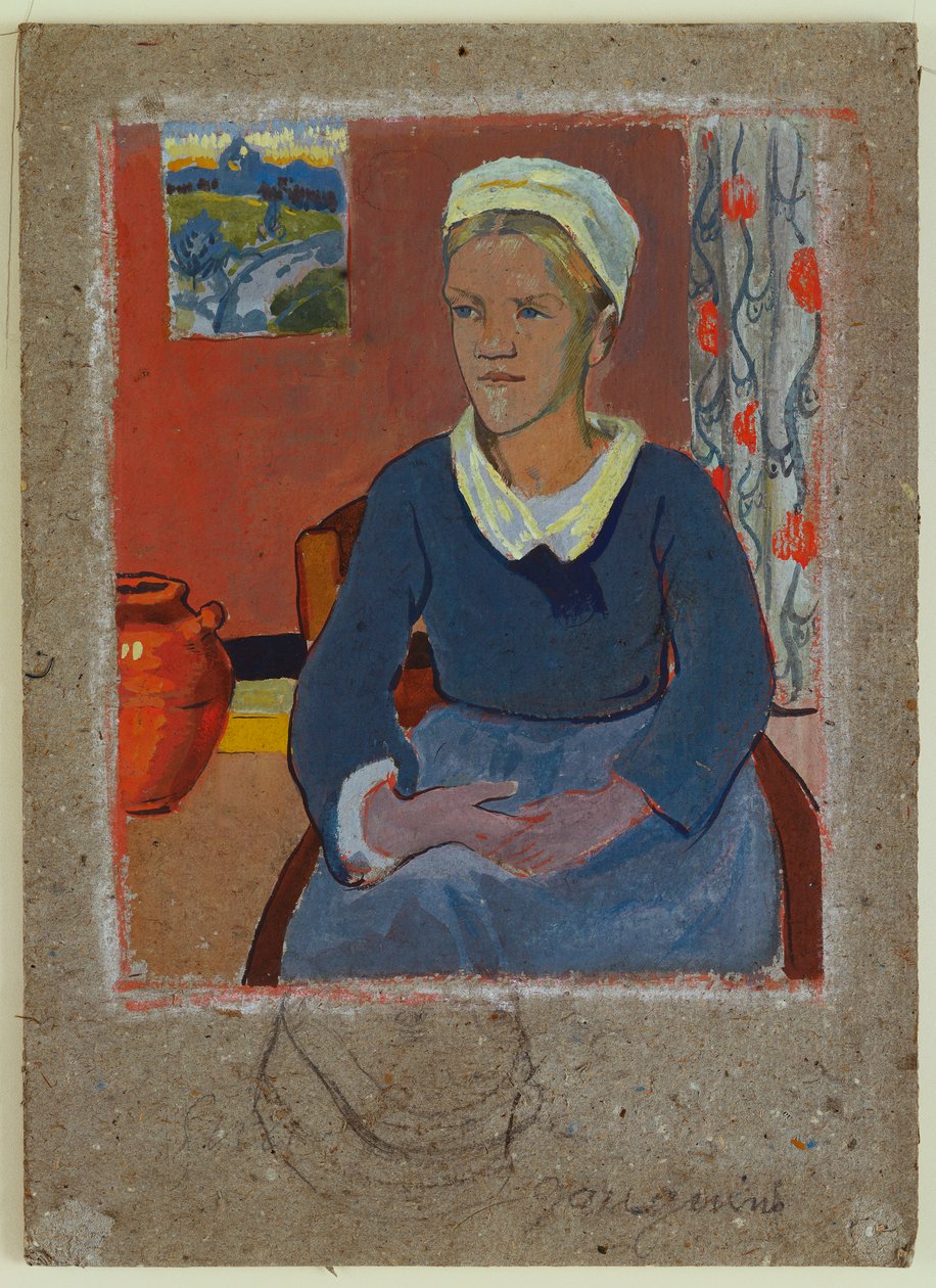 Louise veya Breton Hizmetçisi, 1890 by Paul Sérusier